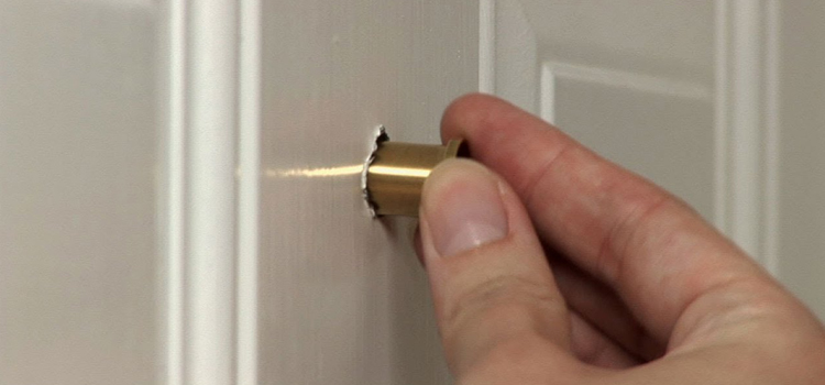 peephole door repair in Alhambra